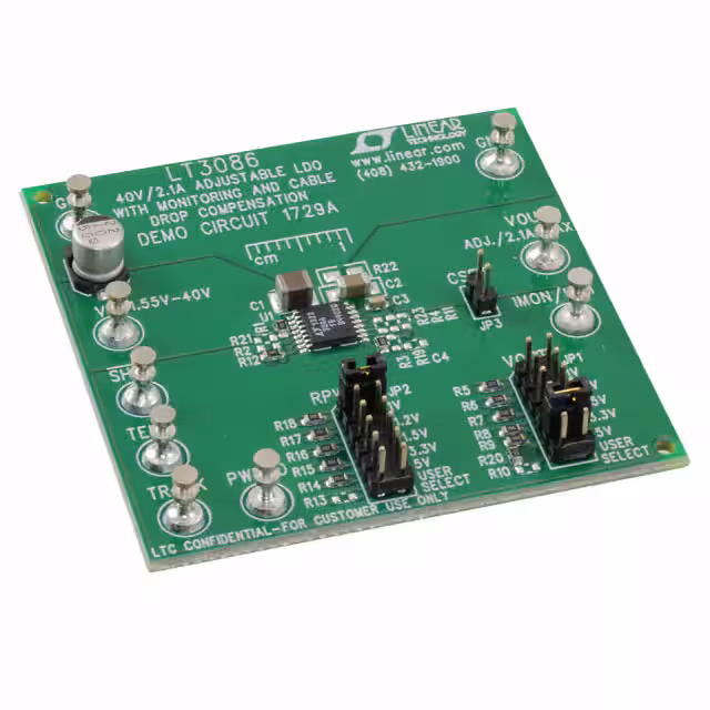 DC1729A Analog Devices Inc.  Cartes d'évaluation - Régulateurs de tension linéaires